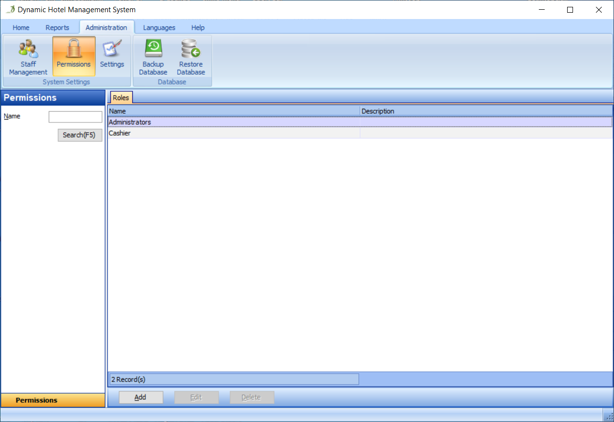 Go To the Permissions Section