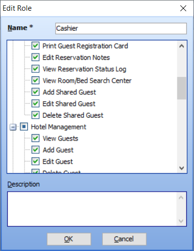 Enter Role Information